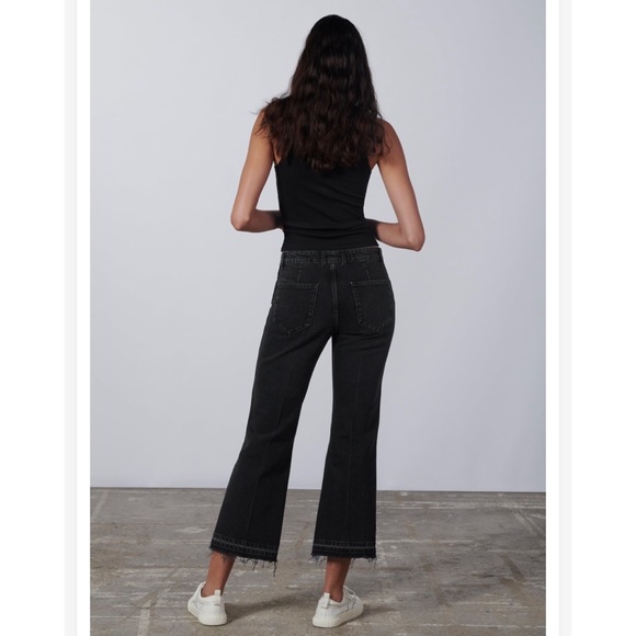 Zara The Ness Cropped Flare Jeans - Picture 3 of 7